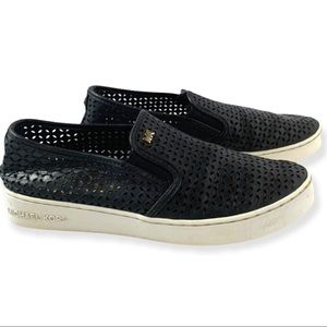 Authentic Women's Black Leather Michael Kors Shoes